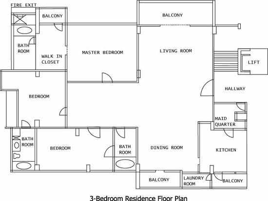 Phirom Garden Residence - Floor Plan