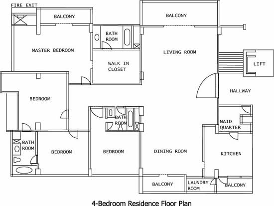 Phirom Garden Residence - Floor Plan