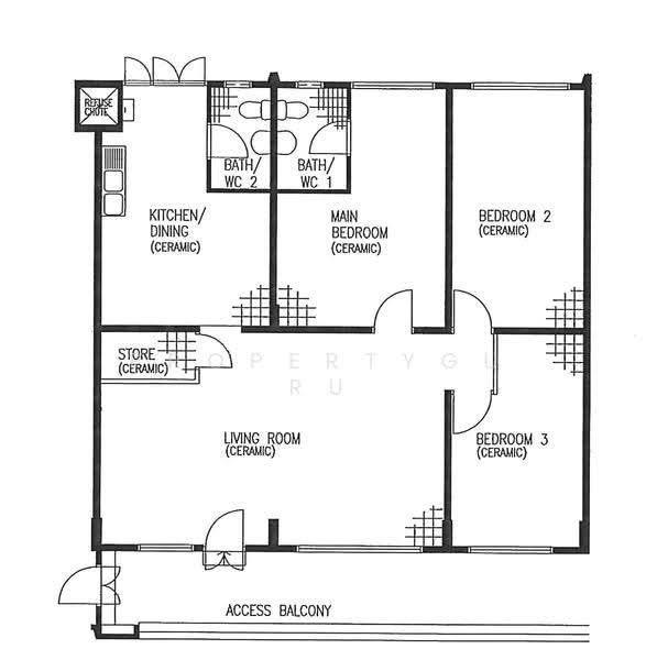 436 Fajar Road, 436 Fajar Road, Dairy Farm / Bukit Panjang / Choa Chu Kang, 3 Bedrooms, 1,302 sqft, HDB Flat For Sale, by Mark Tan, 500272142 - 2D - PropertyGuru.com.sg