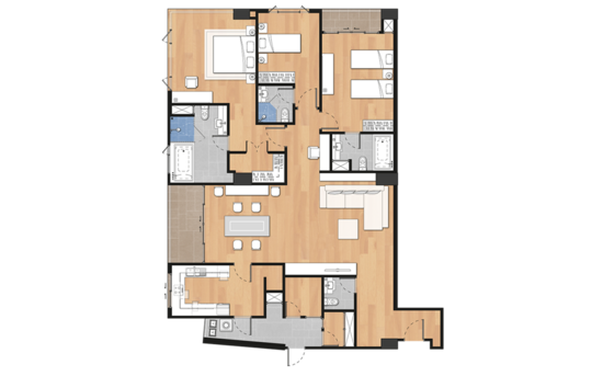 The Residence Sukhumvit 24 - Floor Plan