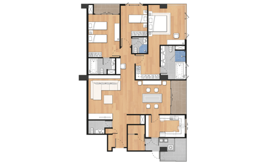The Residence Sukhumvit 24 - Floor Plan