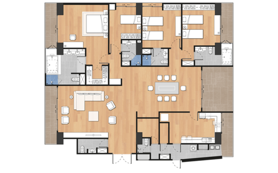 The Residence Sukhumvit 24 - Floor Plan