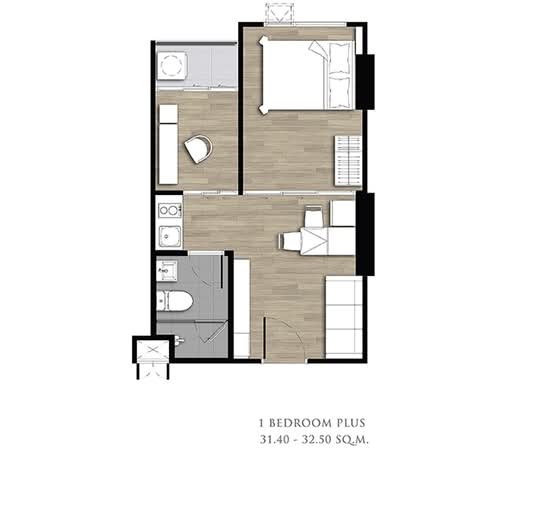 KnightsBridge Collage Ramkhamhaeng : ไนท์บริดจ์คอลลาจ รามคำแหง - Floor Plan
