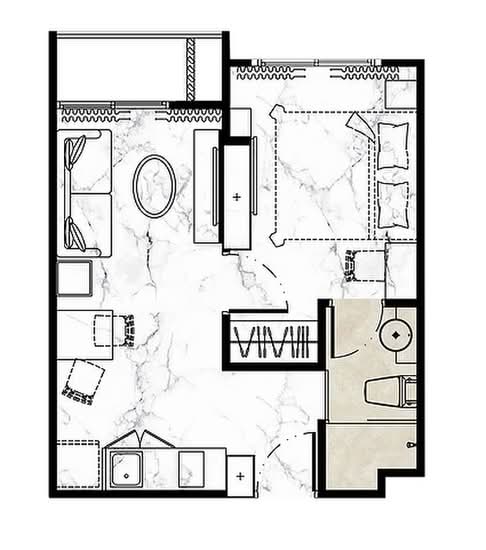 The Empire Tower Pattaya : ดิ เอ็มไพร์ ทาวเวอร์ - Floor Plan