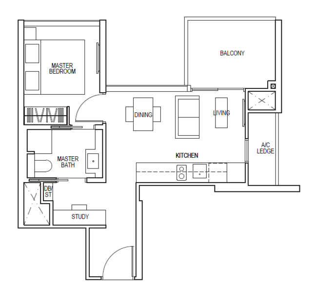 Sky Everton, 50 Everton Road, 1 Bedroom, 506 sqft, Condominium For Sale, by Teo Peiwen, 500217856 - PropertyGuru.com.sg
