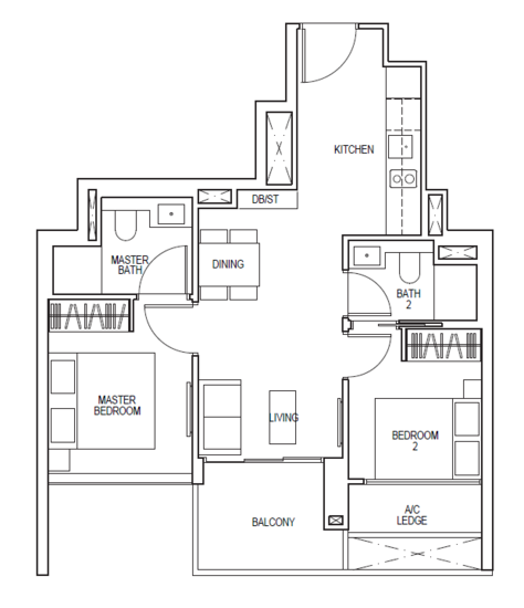 Sky Everton - Floor Plan