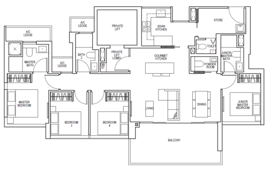 Sky Everton - Floor Plan