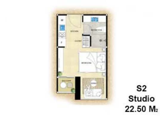 The Riviera Ocean Drive : เดอะ ริเวียร่า โอเชี่ยน ไดร์ฟ - Floor Plan