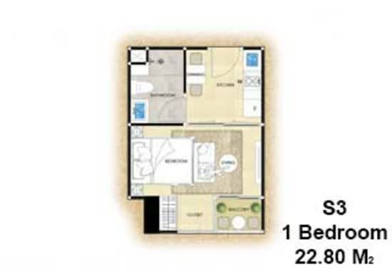 The Riviera Ocean Drive : เดอะ ริเวียร่า โอเชี่ยน ไดร์ฟ - Floor Plan