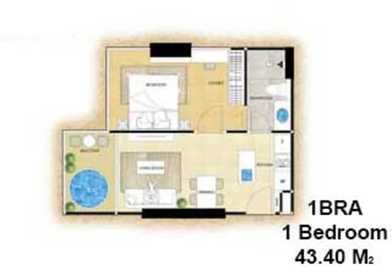 The Riviera Ocean Drive : เดอะ ริเวียร่า โอเชี่ยน ไดร์ฟ - Floor Plan