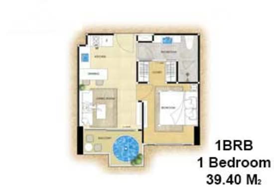 The Riviera Ocean Drive : เดอะ ริเวียร่า โอเชี่ยน ไดร์ฟ - Floor Plan