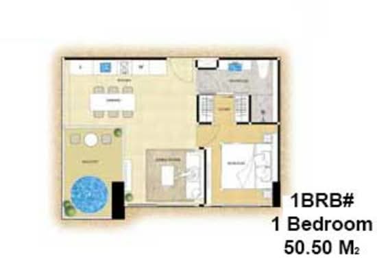 The Riviera Ocean Drive : เดอะ ริเวียร่า โอเชี่ยน ไดร์ฟ - Floor Plan