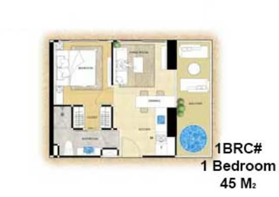 The Riviera Ocean Drive : เดอะ ริเวียร่า โอเชี่ยน ไดร์ฟ - Floor Plan