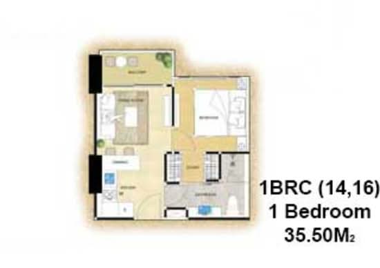 The Riviera Ocean Drive : เดอะ ริเวียร่า โอเชี่ยน ไดร์ฟ - Floor Plan