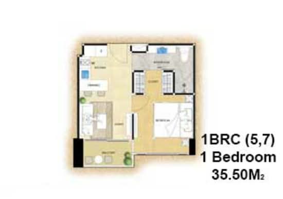 The Riviera Ocean Drive : เดอะ ริเวียร่า โอเชี่ยน ไดร์ฟ - Floor Plan