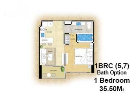 The Riviera Ocean Drive : เดอะ ริเวียร่า โอเชี่ยน ไดร์ฟ - Floor Plan