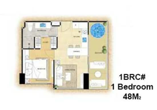 The Riviera Ocean Drive : เดอะ ริเวียร่า โอเชี่ยน ไดร์ฟ - Floor Plan