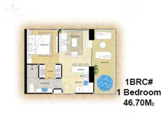 The Riviera Ocean Drive : เดอะ ริเวียร่า โอเชี่ยน ไดร์ฟ - Floor Plan
