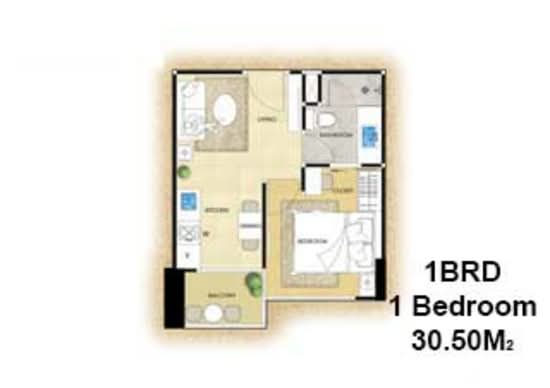 The Riviera Ocean Drive : เดอะ ริเวียร่า โอเชี่ยน ไดร์ฟ - Floor Plan
