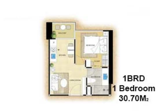 The Riviera Ocean Drive : เดอะ ริเวียร่า โอเชี่ยน ไดร์ฟ - Floor Plan