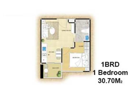 The Riviera Ocean Drive : เดอะ ริเวียร่า โอเชี่ยน ไดร์ฟ - Floor Plan