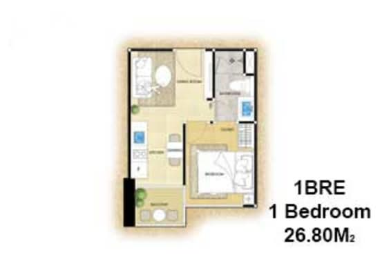 The Riviera Ocean Drive : เดอะ ริเวียร่า โอเชี่ยน ไดร์ฟ - Floor Plan