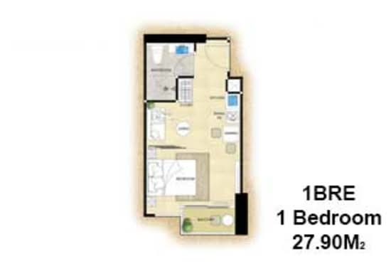 The Riviera Ocean Drive : เดอะ ริเวียร่า โอเชี่ยน ไดร์ฟ - Floor Plan