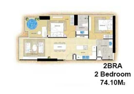 The Riviera Ocean Drive : เดอะ ริเวียร่า โอเชี่ยน ไดร์ฟ - Floor Plan