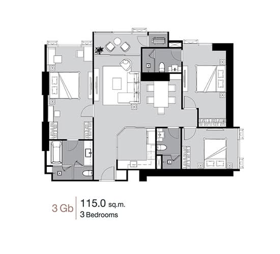 Supalai Icon Sathorn - Floor Plan