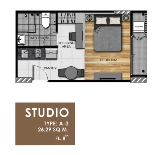 L Loft Ratchada 19 - Floor Plan
