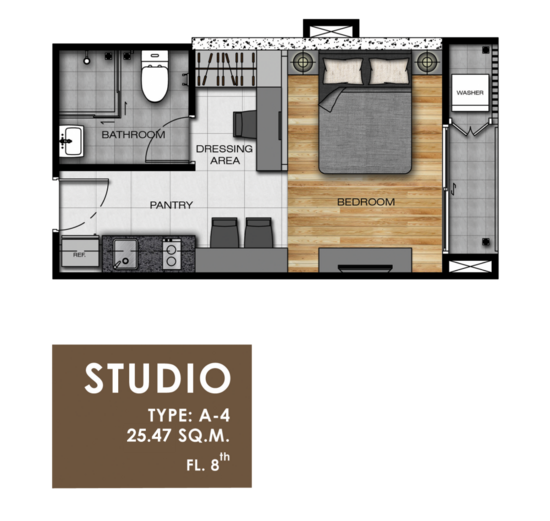 L Loft Ratchada 19 - Floor Plan