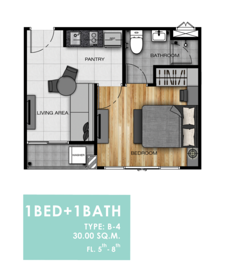 L Loft Ratchada 19 - Floor Plan