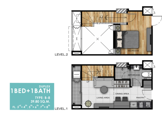 L Loft Ratchada 19 - Floor Plan