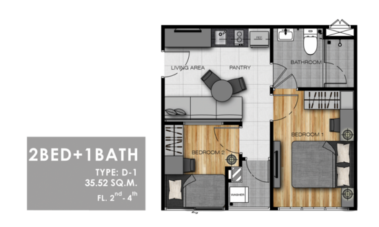 L Loft Ratchada 19 - Floor Plan