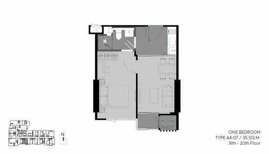 Rhythm Ekkamai Estate - Floor Plan