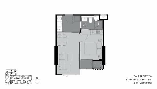 Rhythm Ekkamai Estate - Floor Plan