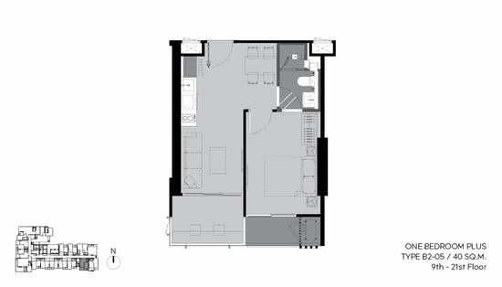 Rhythm Ekkamai Estate - Floor Plan