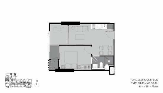 Rhythm Ekkamai Estate - Floor Plan