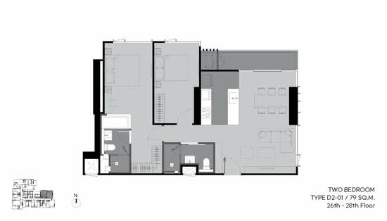 Rhythm Ekkamai Estate - Floor Plan