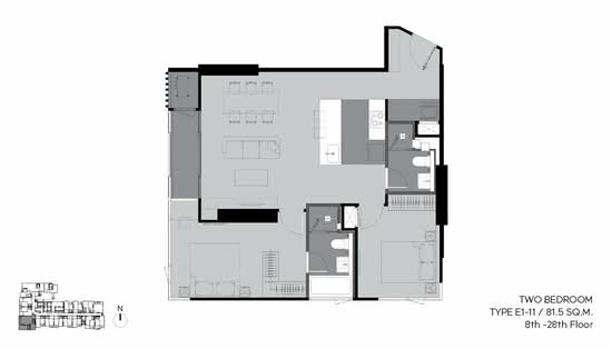 Rhythm Ekkamai Estate - Floor Plan
