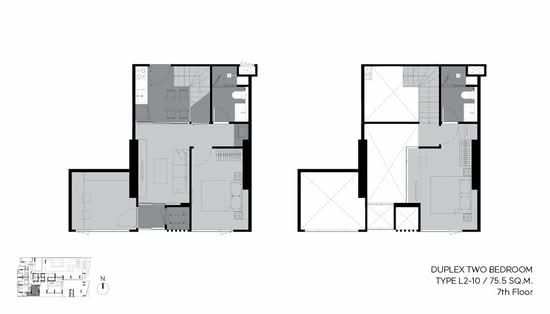Rhythm Ekkamai Estate - Floor Plan
