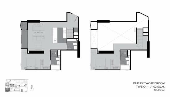 Rhythm Ekkamai Estate - Floor Plan