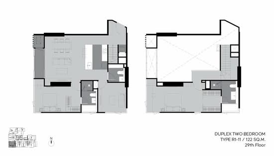 Rhythm Ekkamai Estate - Floor Plan