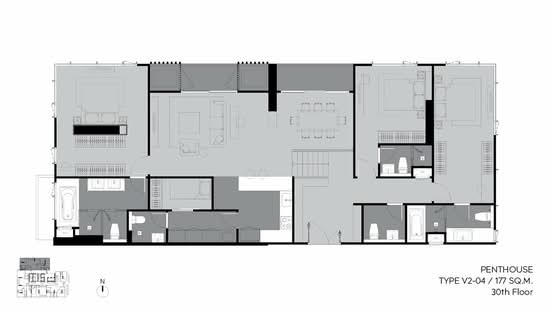 Rhythm Ekkamai Estate - Floor Plan