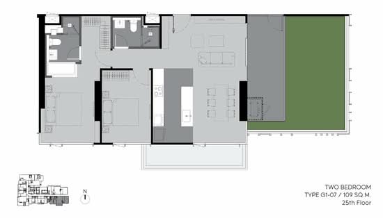 Rhythm Ekkamai Estate - Floor Plan