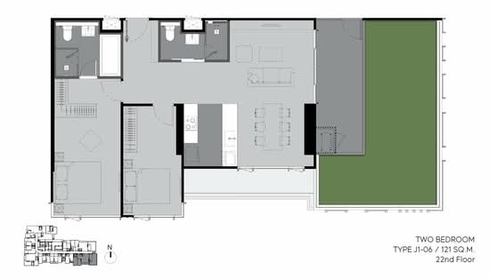 Rhythm Ekkamai Estate - Floor Plan