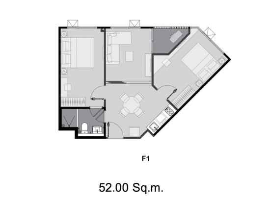 Aspire Sukhumvit-On Nut : แอสปาย สุขุมวิท-อ่อนนุช - Floor Plan