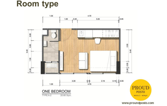 Proud Posto Rama 2-Buddhabucha : พราวด์ พอสโต้ พระราม 2-พุทธบูชา - Floor Plan