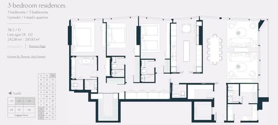 Scope Langsuan - Floor Plan