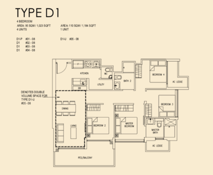 Lattice One, 3 Seraya Crescent, 4 Bedrooms, 1,023 sqft, Apartment For Sale, by Joceyln Seow, 500171826 - PropertyGuru.com.sg